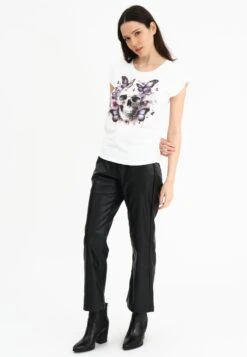 JILLIAN T-SHIRT WHITE SKULL 9 JILLIAN T-SHIRT WHITE SKULL -Religion Clothing 75BJNT14SKULLWHITE2