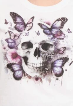 JILLIAN T-SHIRT WHITE SKULL 11 JILLIAN T-SHIRT WHITE SKULL -Religion Clothing 75BJNT14SKULLWHITE4