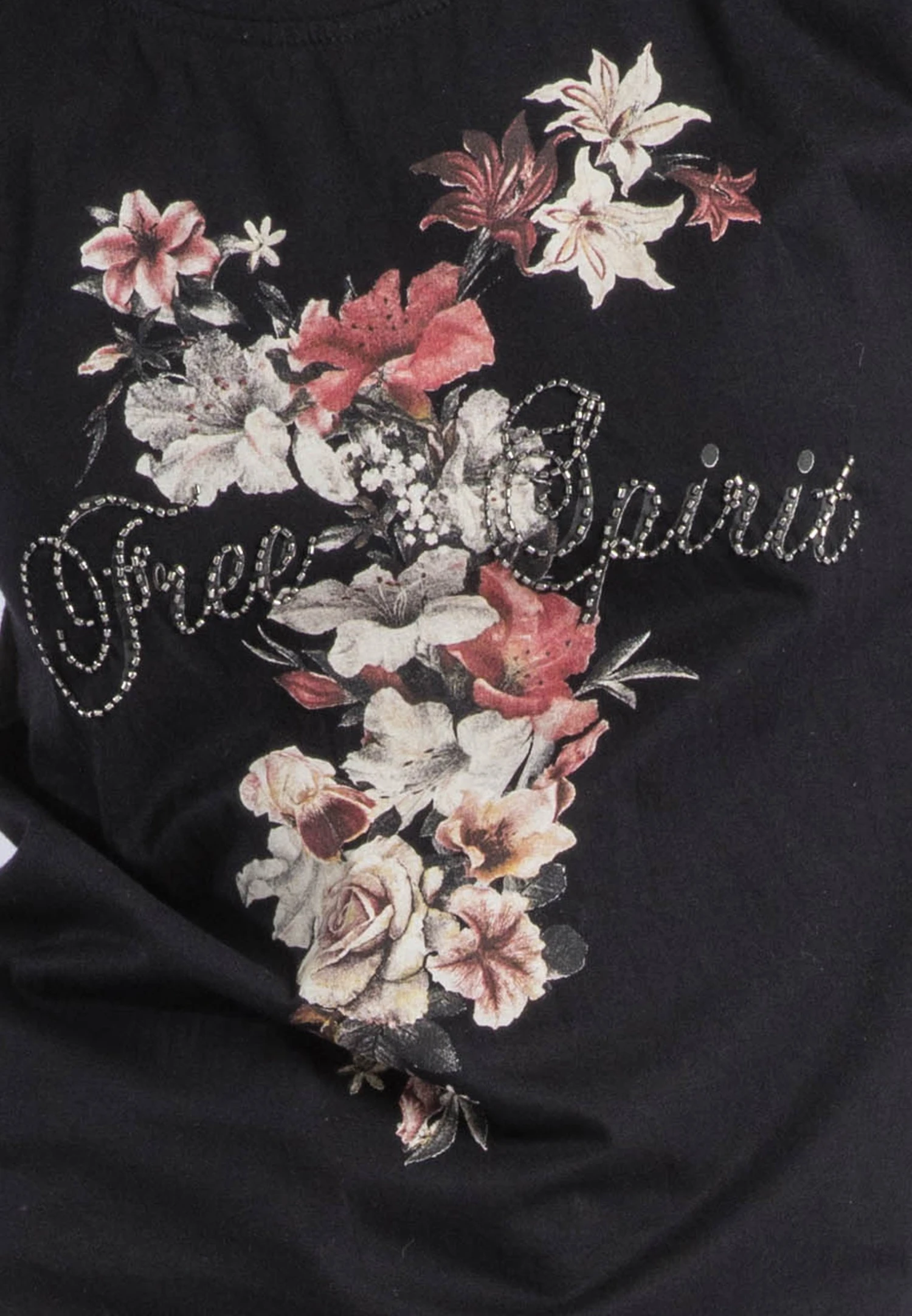 JILLIAN T-SHIRT BLACK FREE SPIRIT 7 JILLIAN T-SHIRT BLACK FREE SPIRIT - Image 7