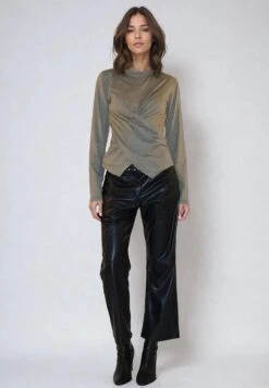 TIME TOP LS GREY MARL & PINE 11 TIME TOP LS GREY MARL & PINE -Religion Clothing 75BTMT61PINE2 d009bc97 a3d2 468c 97d3 004818530641