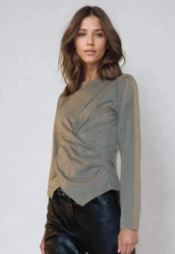 TIME TOP LS GREY MARL & PINE 10 TIME TOP LS GREY MARL & PINE -Religion Clothing 75BTMT61PINE3 3d738fcf 17b7 431c a925 92698ccfa30f