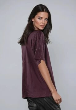 EAGLE T-SHIRT MAUVE WINE 9 EAGLE T-SHIRT MAUVE WINE -Religion Clothing 75EGT053