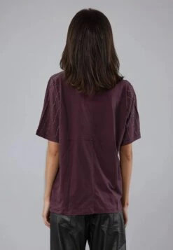 EAGLE T-SHIRT MAUVE WINE 8 EAGLE T-SHIRT MAUVE WINE -Religion Clothing 75EGT055