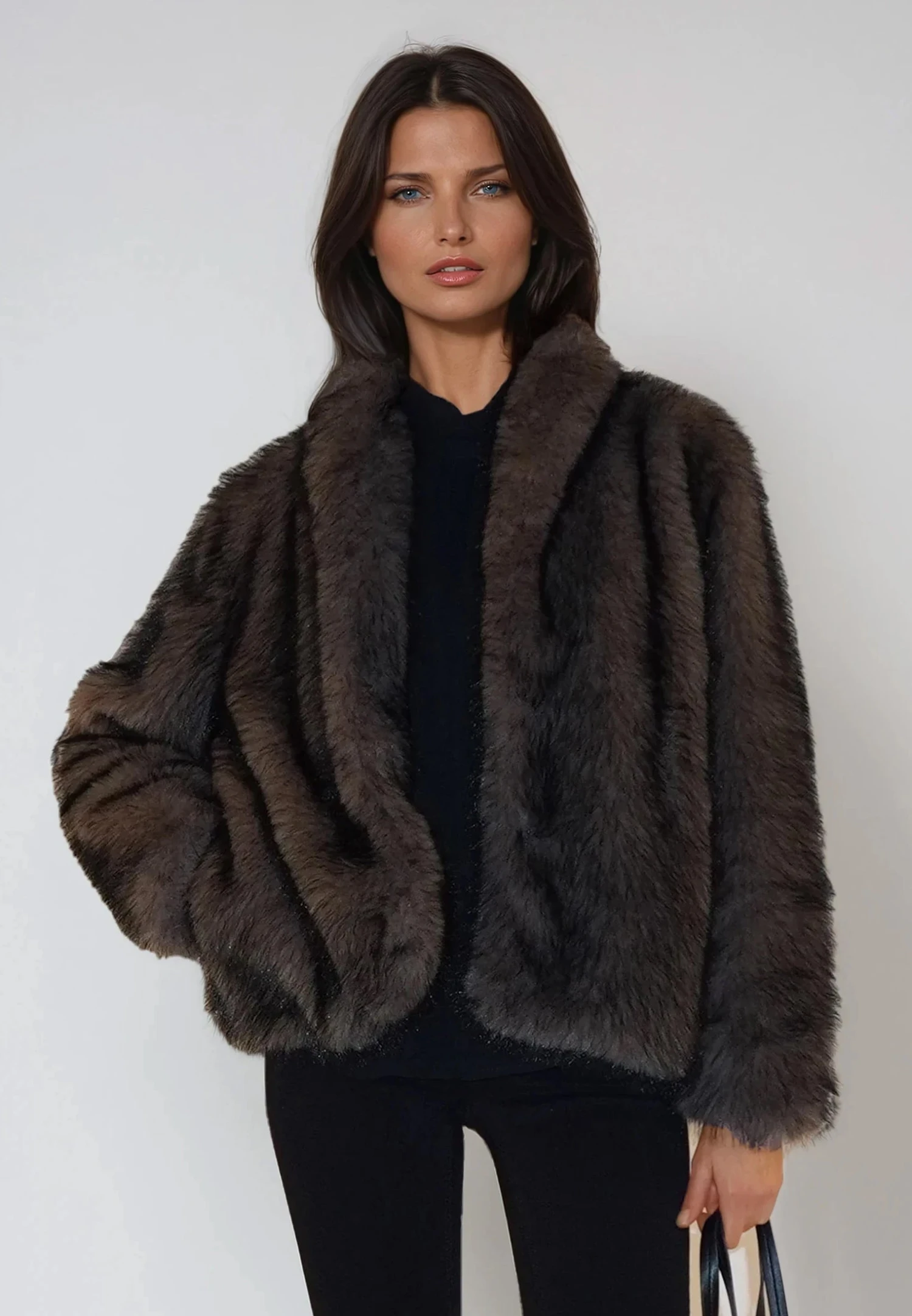 LUNA COAT BROWN 6 LUNA COAT BROWN - Image 6