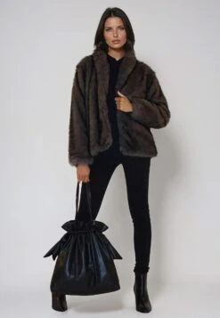 LUNA COAT BROWN 14 LUNA COAT BROWN -Religion Clothing 75HLNJ552 9cf02659 48e7 4c4f ae23 8ae4c0c4f75f