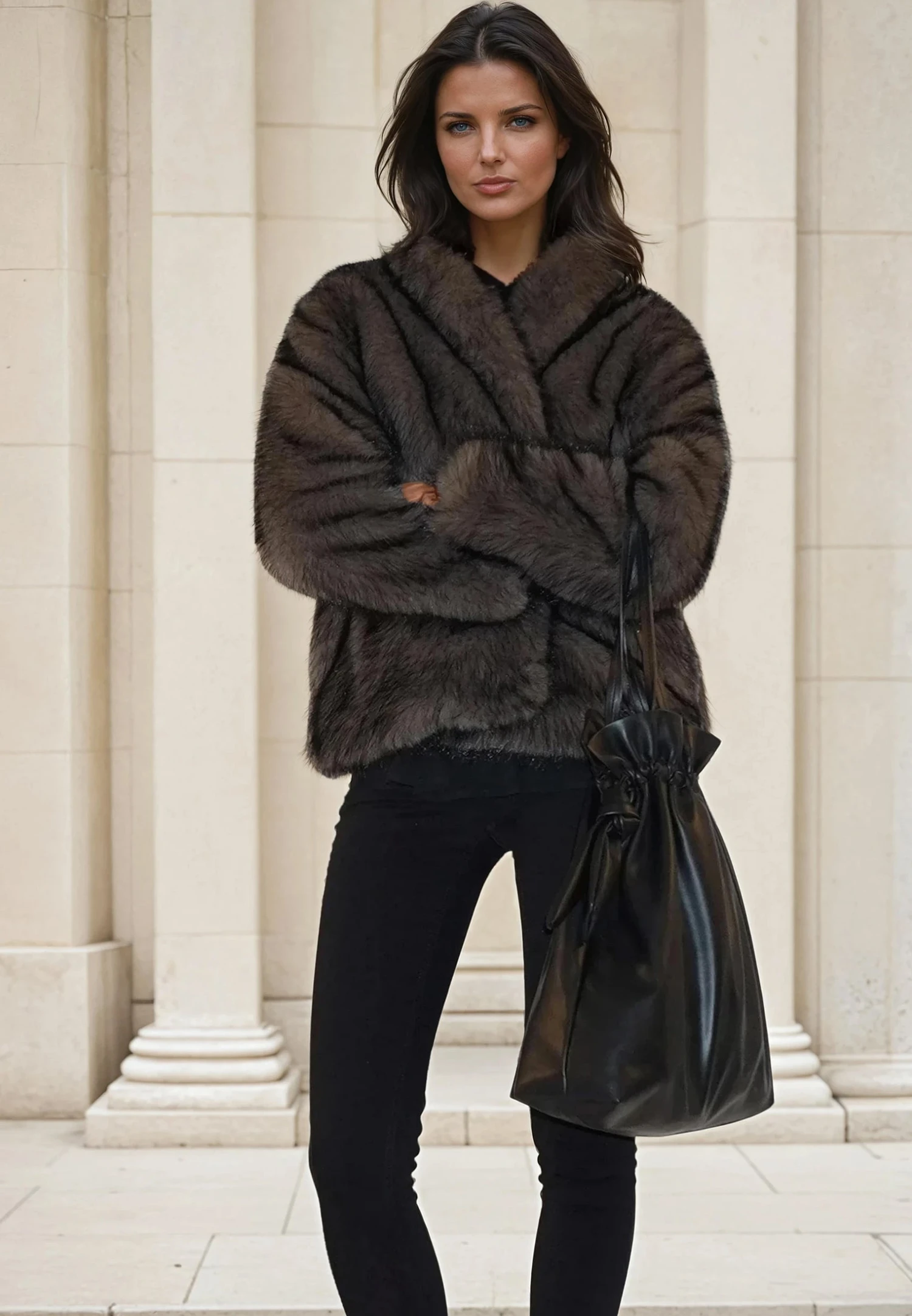 LUNA COAT BROWN 1 LUNA COAT BROWN