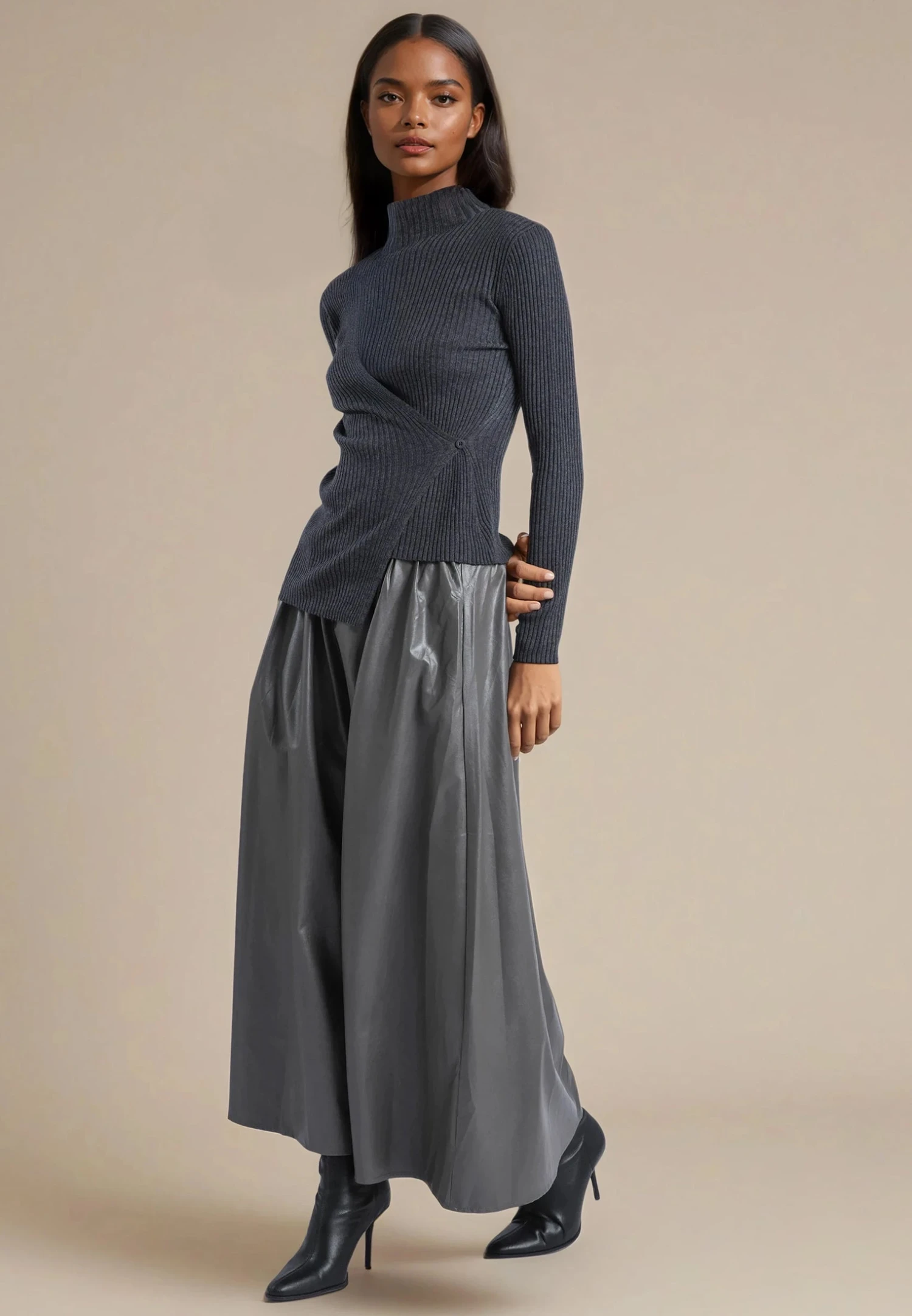 SERENA JUMPER CHARCOAL 1 SERENA JUMPER CHARCOAL