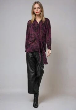 FREYA SHIRT ROSA MAUVE WINE 10 FREYA SHIRT ROSA MAUVE WINE -Religion Clothing 75IFYH04ROSA2