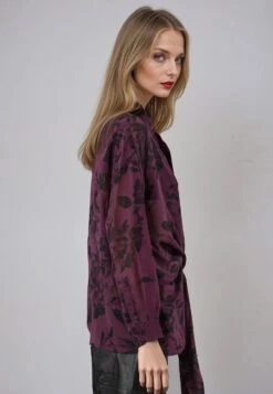 FREYA SHIRT ROSA MAUVE WINE 9 FREYA SHIRT ROSA MAUVE WINE -Religion Clothing 75IFYH04ROSA3