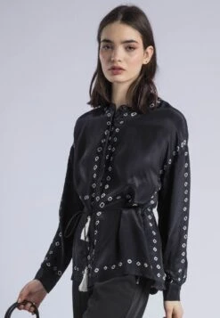 LOLA SHIRT BLACK & WHITE -Religion Clothing 75ILAH01BLACK5 f6db90aa c9cf 4a0d 933a 99c961ef030a