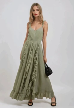 KATE MAXI DRESS APPLE GREEN