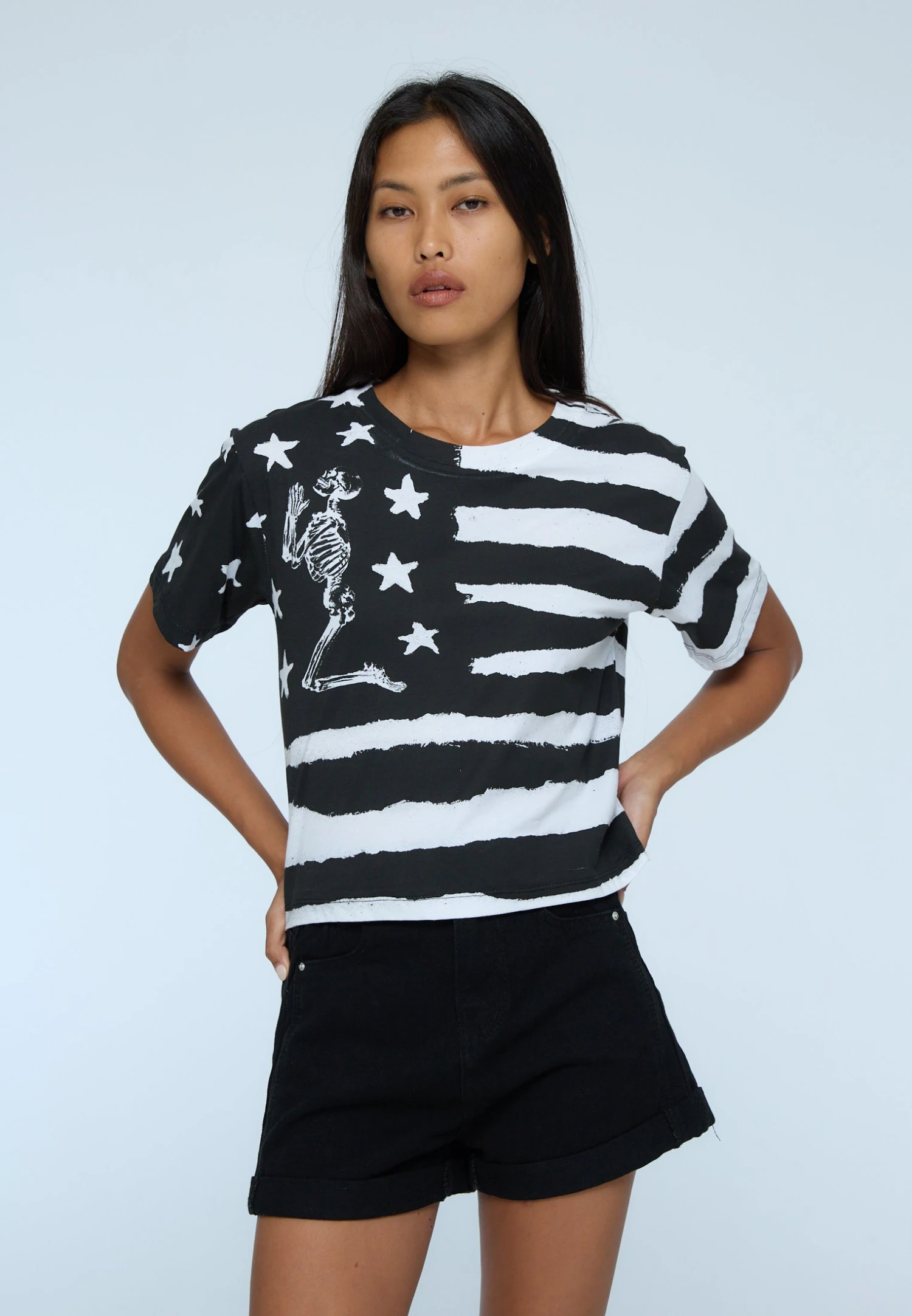 NATION T-SHIRT JET BLACK 7 NATION T-SHIRT JET BLACK - Image 7