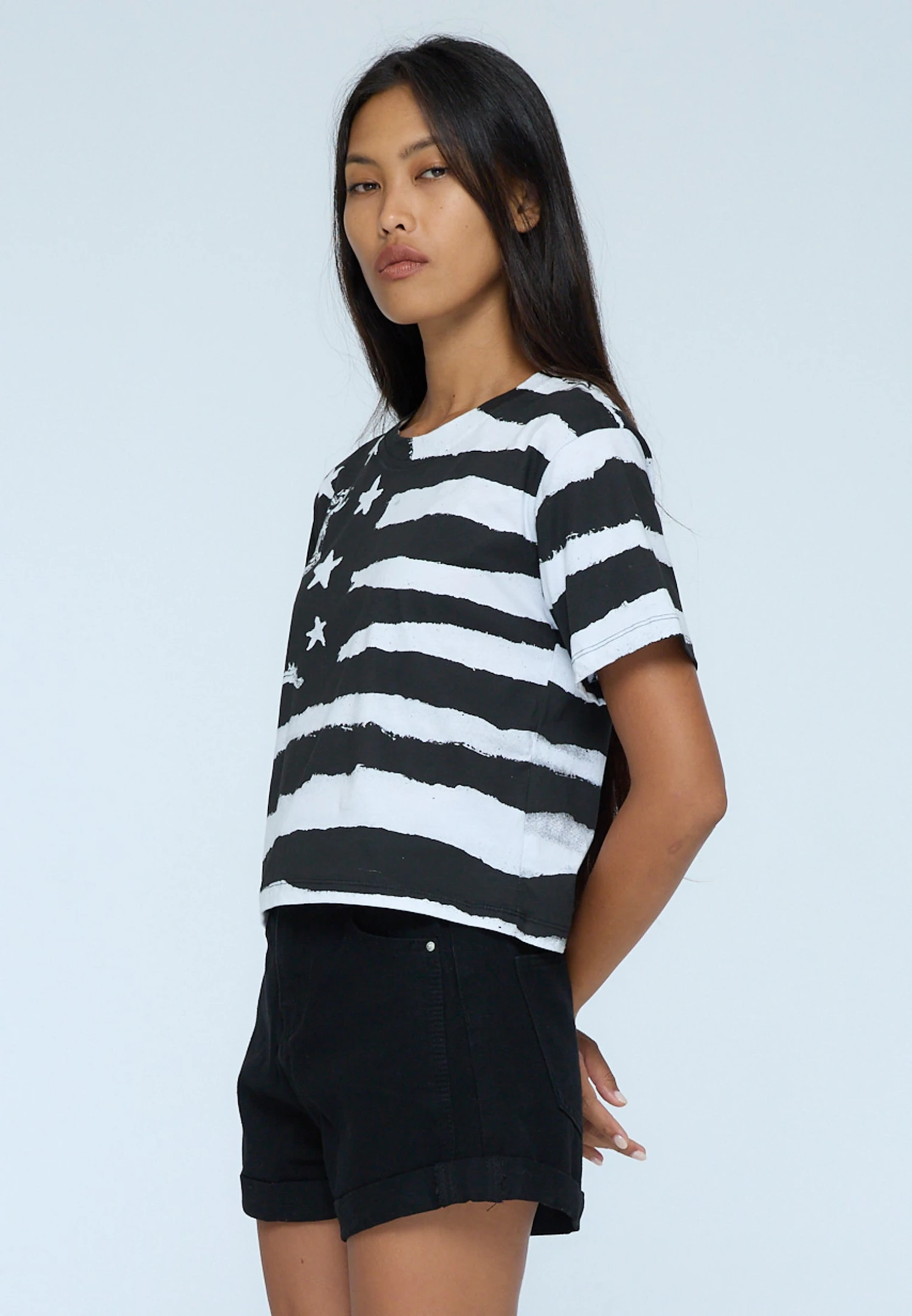 NATION T-SHIRT JET BLACK 6 NATION T-SHIRT JET BLACK - Image 6