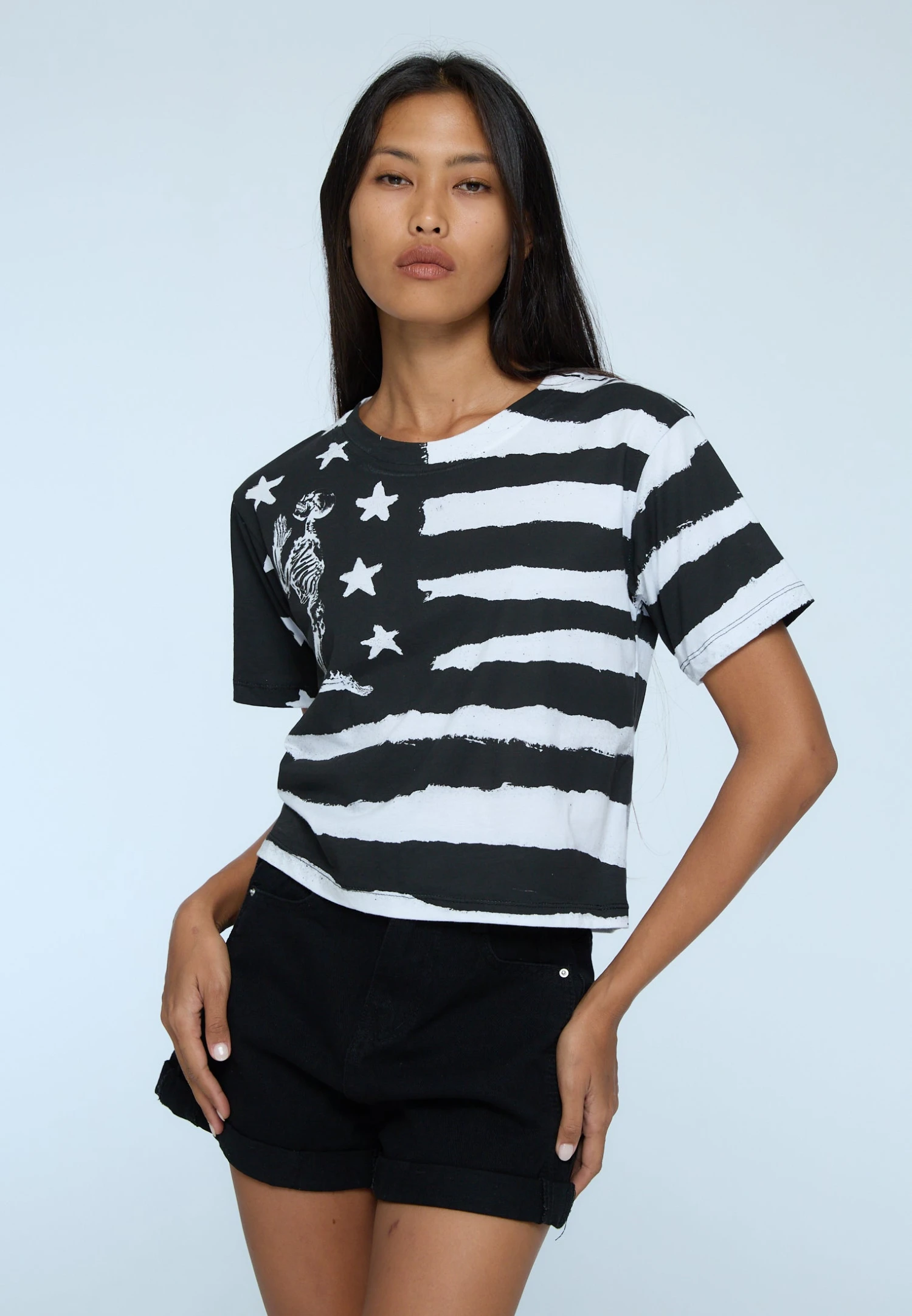 NATION T-SHIRT JET BLACK 4 NATION T-SHIRT JET BLACK - Image 4