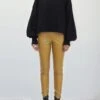 DESTINATION CAMEL FAUX LEATHER LEGGINGS