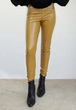 DESTINATION CAMEL FAUX LEATHER LEGGINGS 9 DESTINATION CAMEL FAUX LEATHER LEGGINGS -Religion Clothing DSC03917