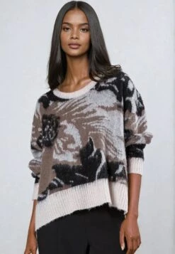 ECCENTRIC JUMPER STONE & TAUPE 8 ECCENTRIC JUMPER STONE & TAUPE -Religion Clothing ECCENTRICJUMPER1