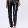 FINAL BLACK LEATHER LOOK LEGGINGS