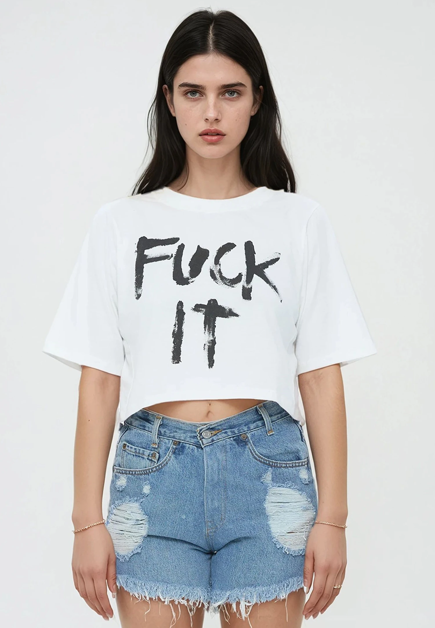 FUCK IT CROP TOP WHITE 1 FUCK IT CROP TOP WHITE