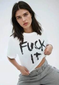 FUCK IT CROP TOP WHITE 20 FUCK IT CROP TOP WHITE -Religion Clothing FUCK IT 7