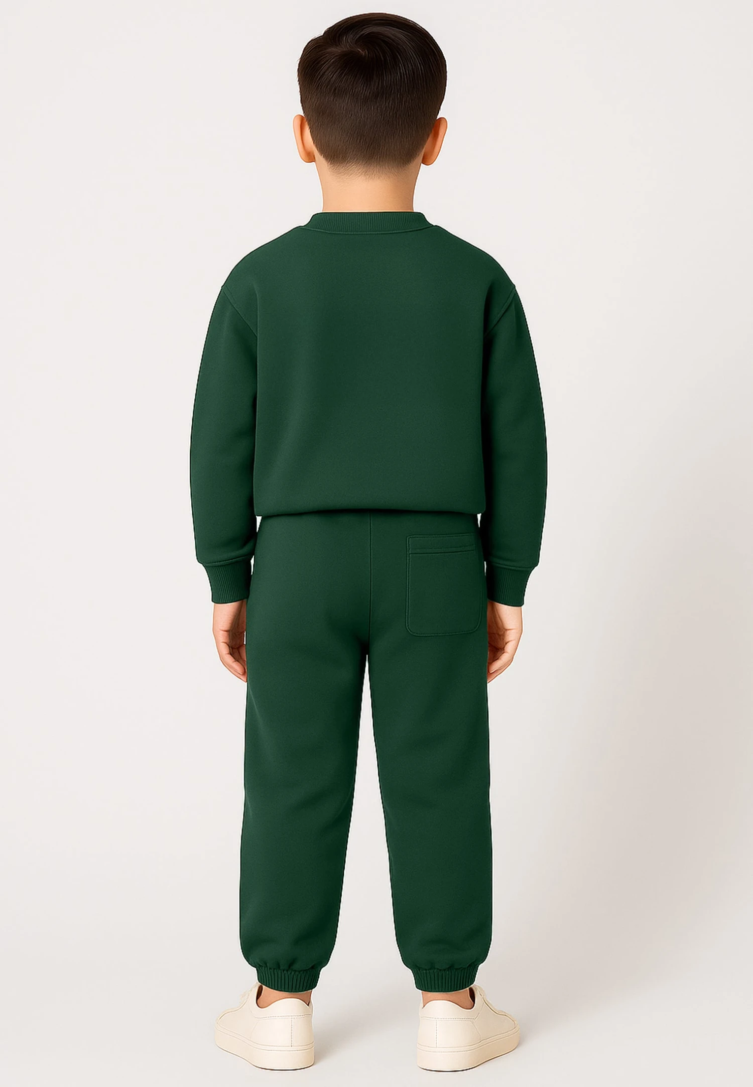 Kids HOPEY BOYS OVERSIZED SWEAT GREEN 3 Kids HOPEY BOYS OVERSIZED SWEAT GREEN - Image 3