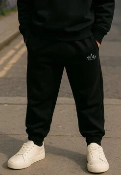 Kids HOPEY BOYS DARTED SWEAT PANTS BLACK