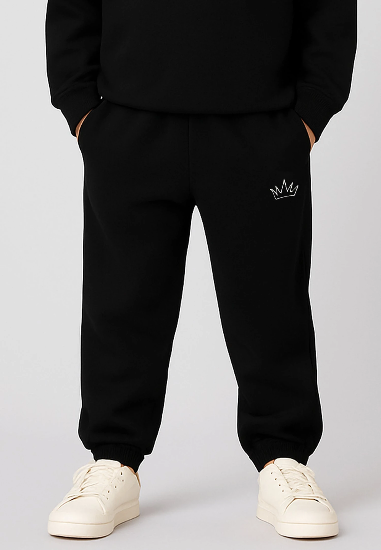 Kids HOPEY BOYS DARTED SWEAT PANTS BLACK 3 Kids HOPEY BOYS DARTED SWEAT PANTS BLACK - Image 3