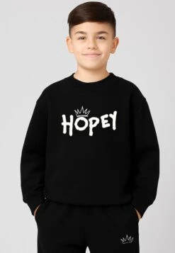 Kids HOPEY BOYS OVERSIZED SWEAT BLACK 7 Kids HOPEY BOYS OVERSIZED SWEAT BLACK -Religion Clothing HPW01 HPP015