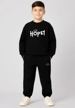 Kids HOPEY BOYS OVERSIZED SWEAT BLACK 9 Kids HOPEY BOYS OVERSIZED SWEAT BLACK -Religion Clothing HPW01 HPP016