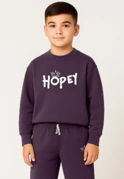 Kids HOPEY BOYS OVERSIZED SWEAT MAUVE