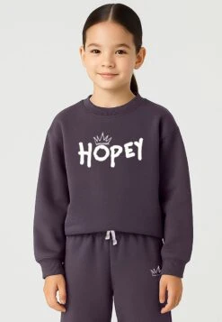Kids HOPEY GIRLS OVERSIZED SWEATSHIRT MAUVE
