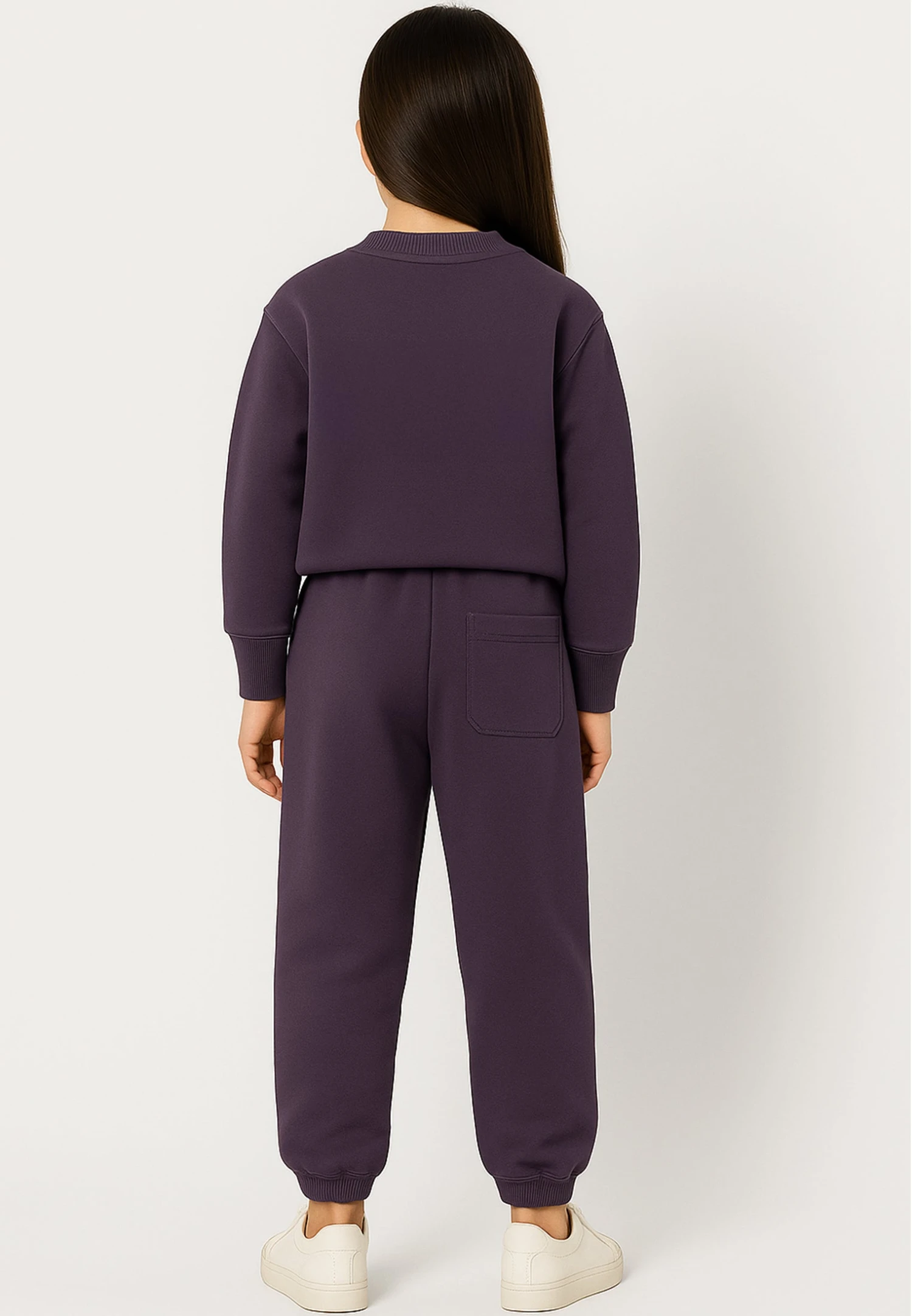 Kids HOPEY GIRLS OVERSIZED SWEATSHIRT MAUVE 3 Kids HOPEY GIRLS OVERSIZED SWEATSHIRT MAUVE - Image 3