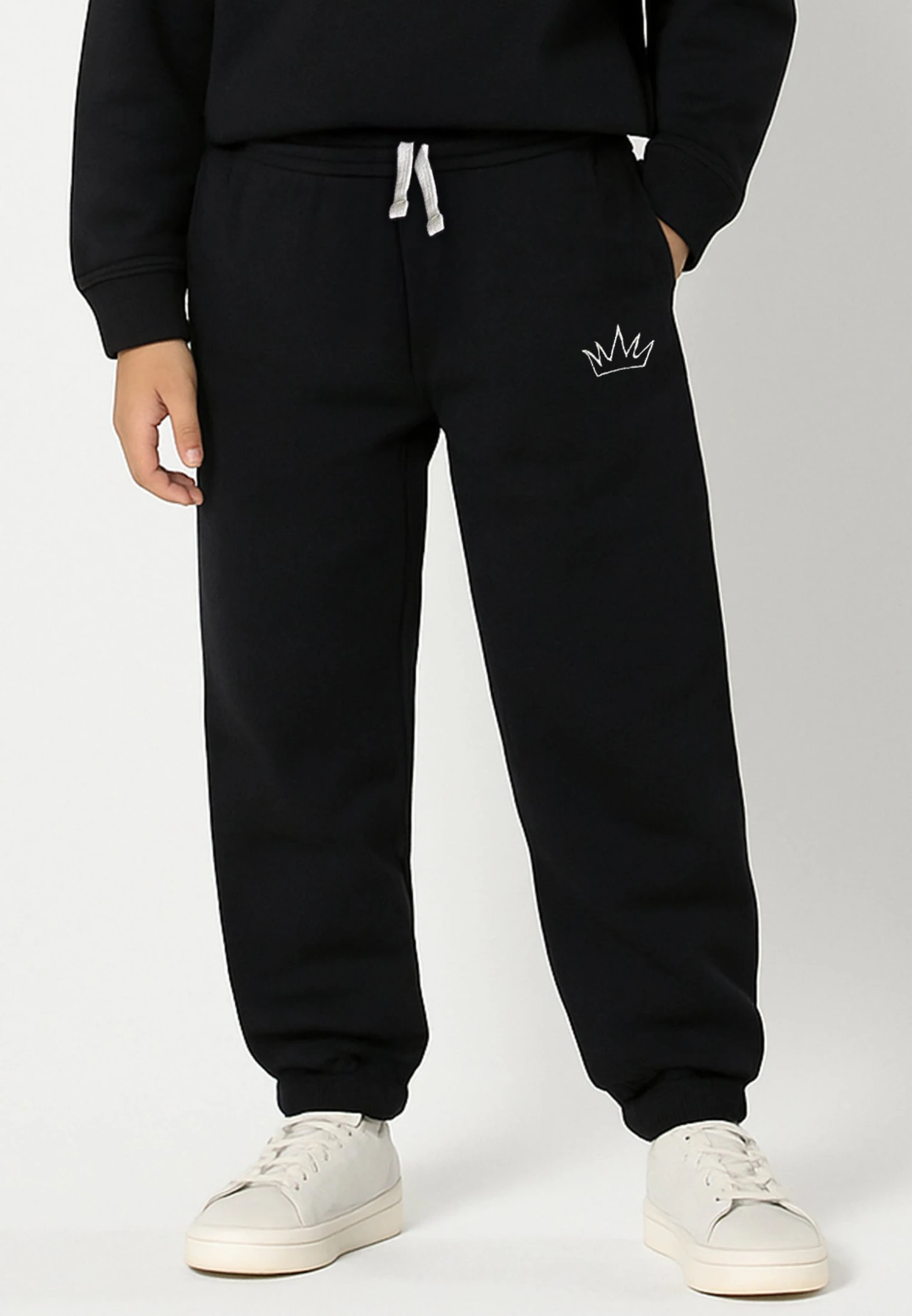 Kids HOPEY GIRLS DARTED SWEATPANTS BLACK 1 Kids HOPEY GIRLS DARTED SWEATPANTS BLACK