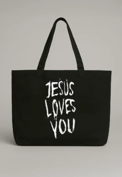 JESUS LOVES YOU CROP TOP WHITE