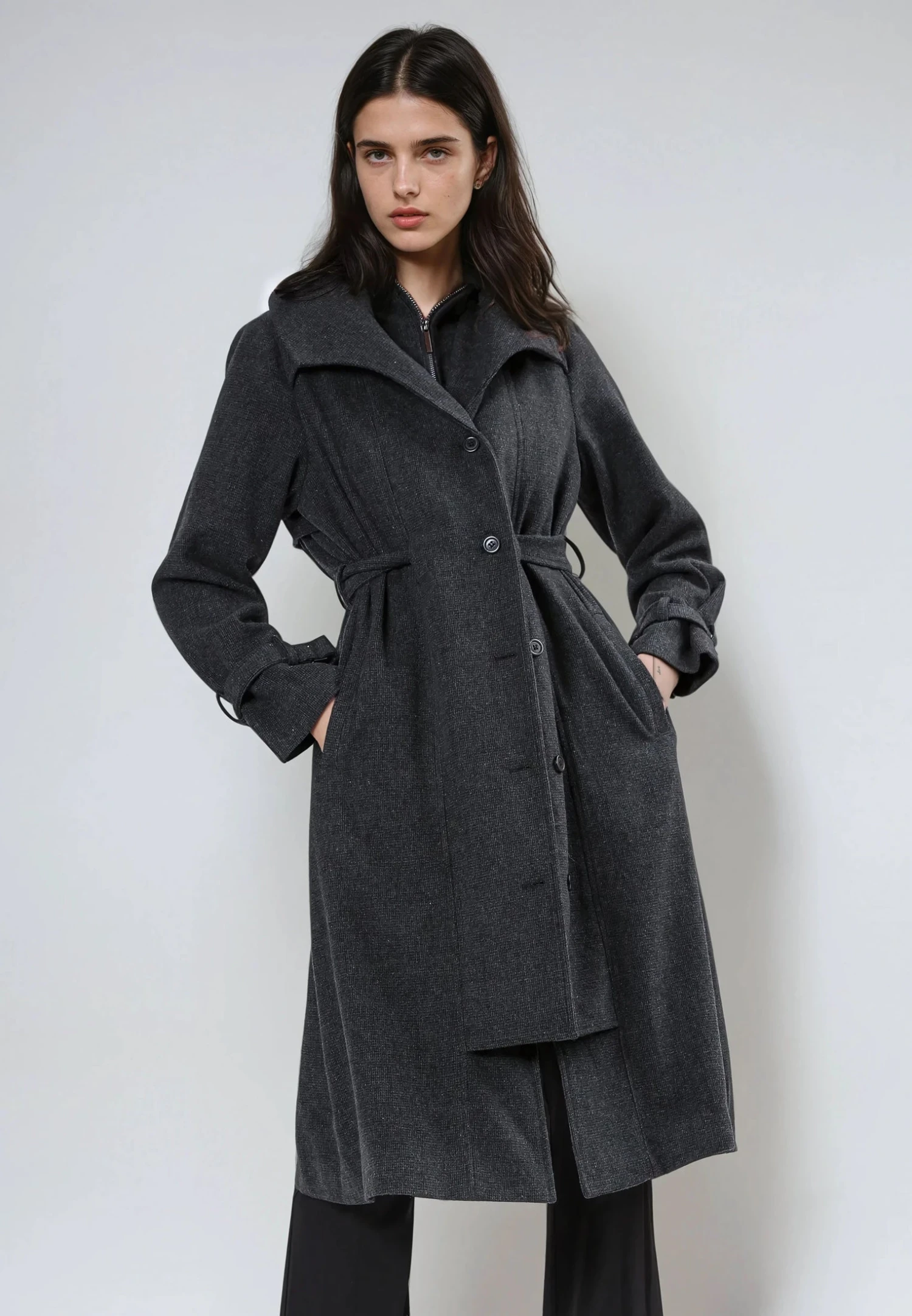 LIMIT COAT DARK GREY 2 LIMIT COAT DARK GREY - Image 2