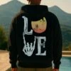 SUMMER LOVE HOODIE BLACK