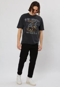 KICK JEANS JET BLACK 15 KICK JEANS JET BLACK -Religion Clothing MCEKCP08 JET BLACK 1