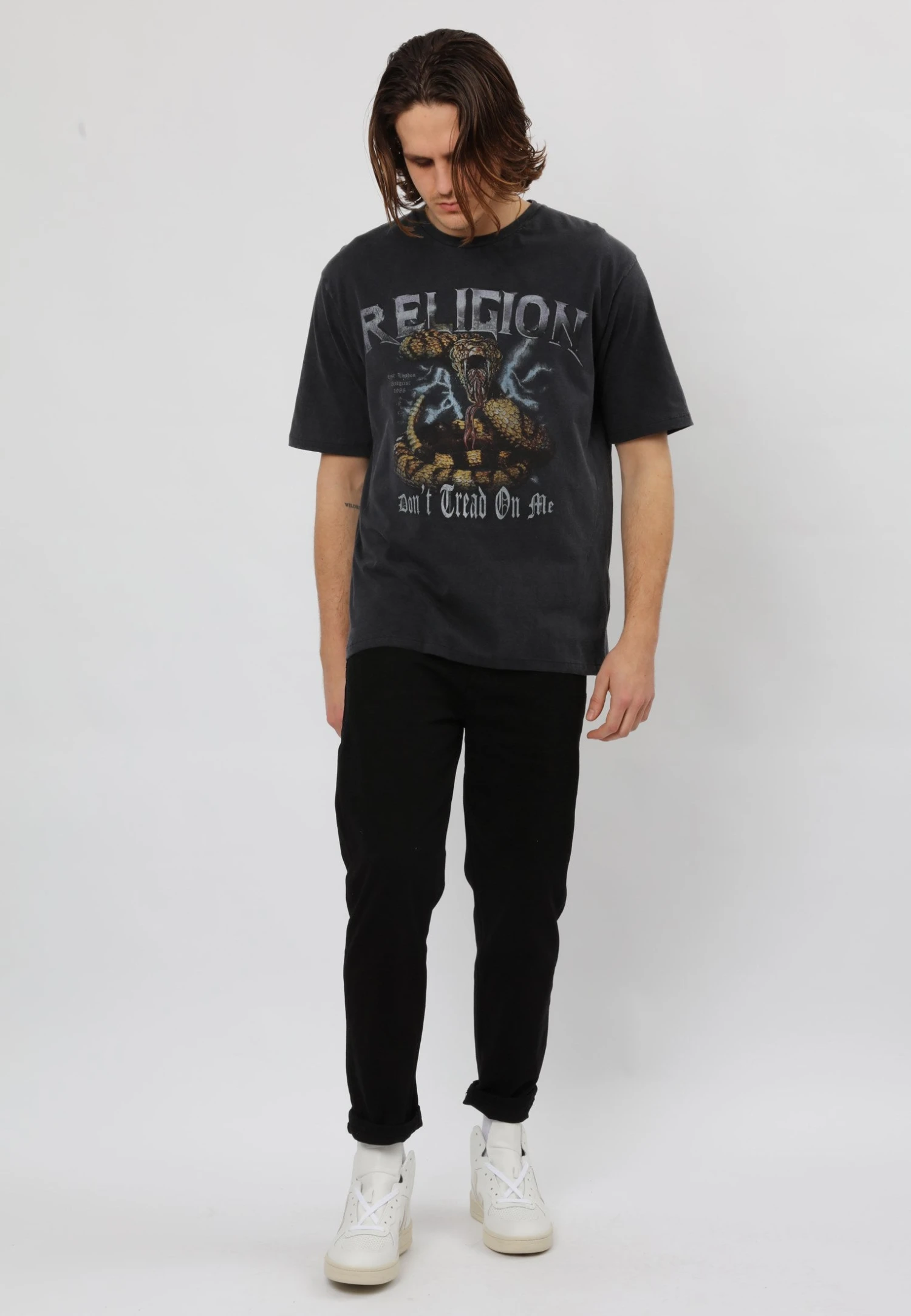 KICK JEANS JET BLACK 2 KICK JEANS JET BLACK - Image 2