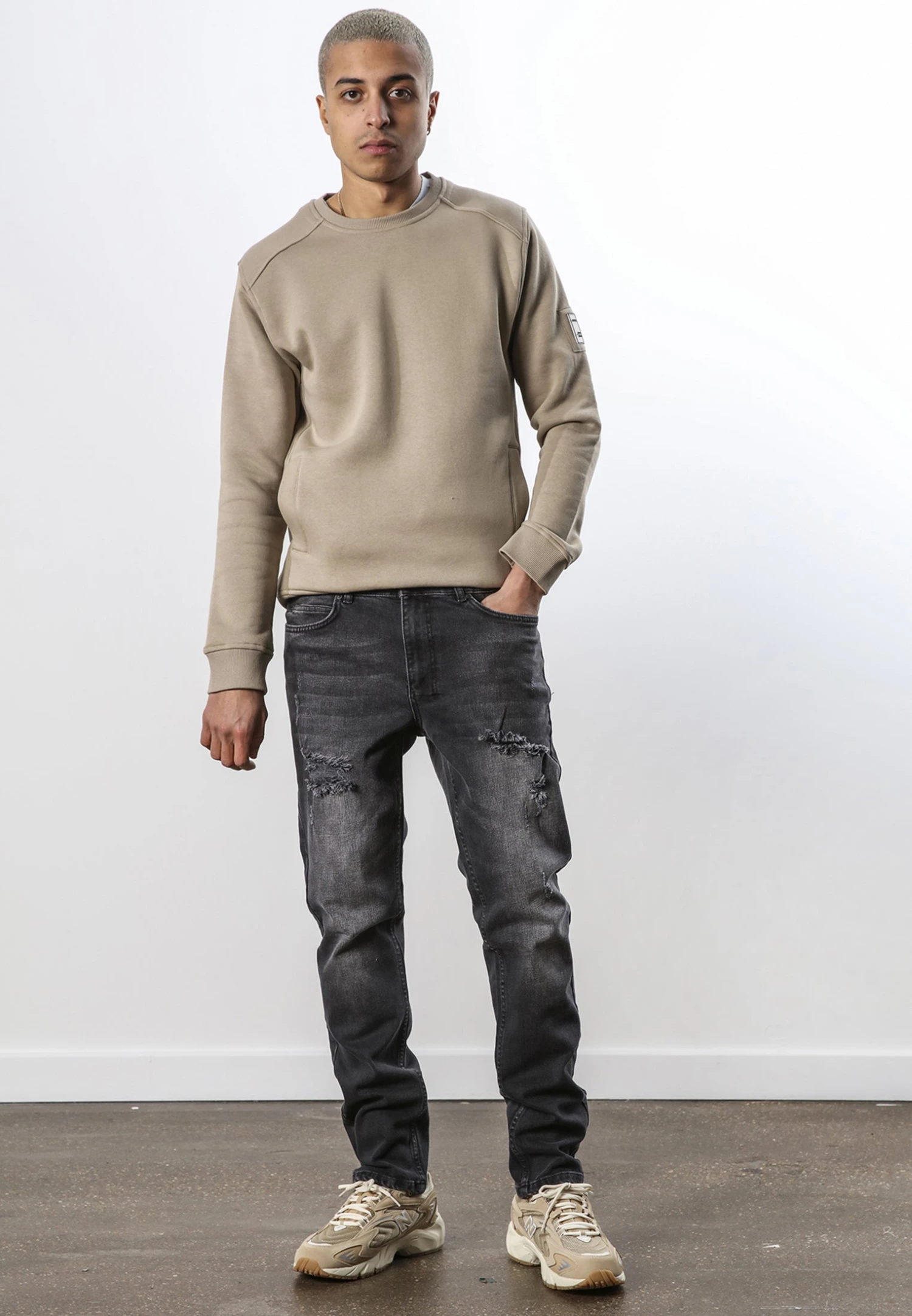 VICIOUS JEANS RIPPER BLACK 4 VICIOUS JEANS RIPPER BLACK - Image 4