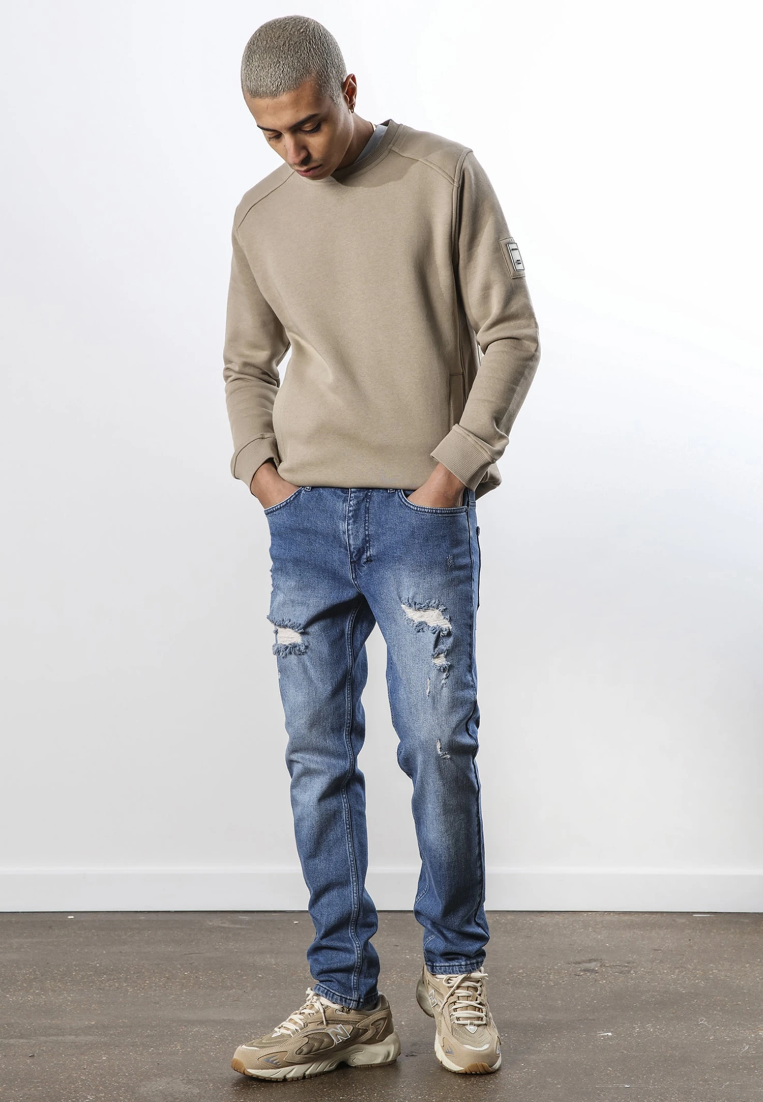 VICIOUS JEANS RIPPER BLUE 4 VICIOUS JEANS RIPPER BLUE - Image 4