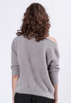 NATURAL JUMPER STONE 10 NATURAL JUMPER STONE -Religion Clothing NATURAL JUMPER LIGHT GREY 4