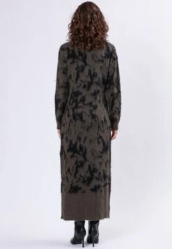 REVERSE MOCK NECK DRESS CAMO KHAKI -Religion Clothing REVERSEDRESSKHAKI4