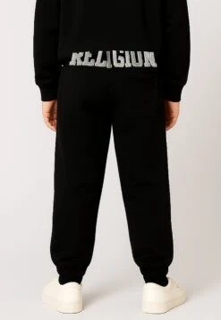 Kids RELIGION BOYS SEAMED DARTED SWEAT PANTS BLACK