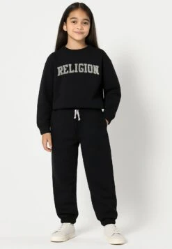 Kids RELIGION GIRLS SEAMED DARTED SWEATPANTS BLACK 8 Kids RELIGION GIRLS SEAMED DARTED SWEATPANTS BLACK -Religion Clothing RGW01 RGP01 16