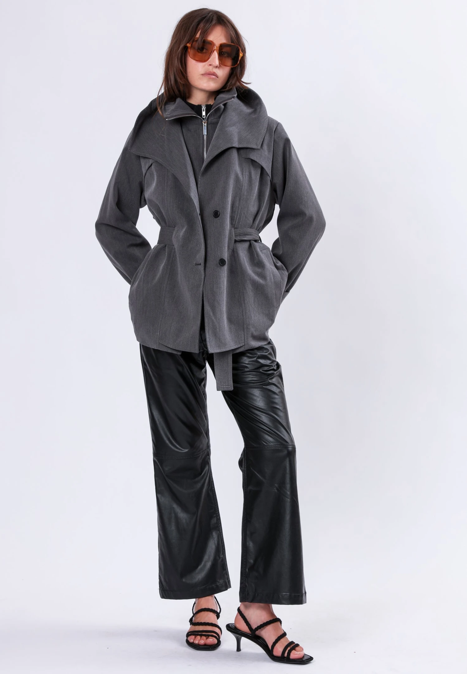 RHODIUM TRENCHCOAT CHARCOAL 6 RHODIUM TRENCHCOAT CHARCOAL - Image 6
