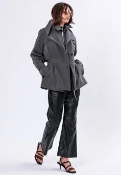 RHODIUM TRENCHCOAT CHARCOAL 11 RHODIUM TRENCHCOAT CHARCOAL -Religion Clothing RHODIUM TRENCHCOAT CHARCOAL 6