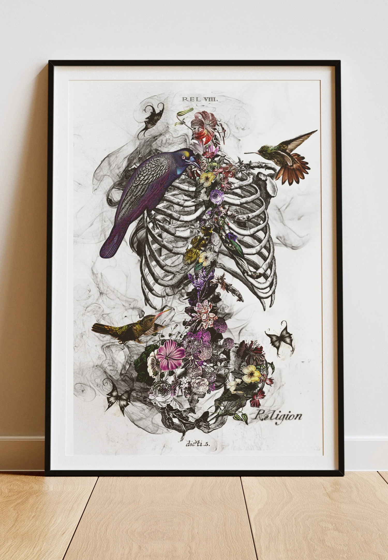 DIGITAL PRINT RIB CAGE ART POSTER 1 DIGITAL PRINT RIB CAGE ART POSTER