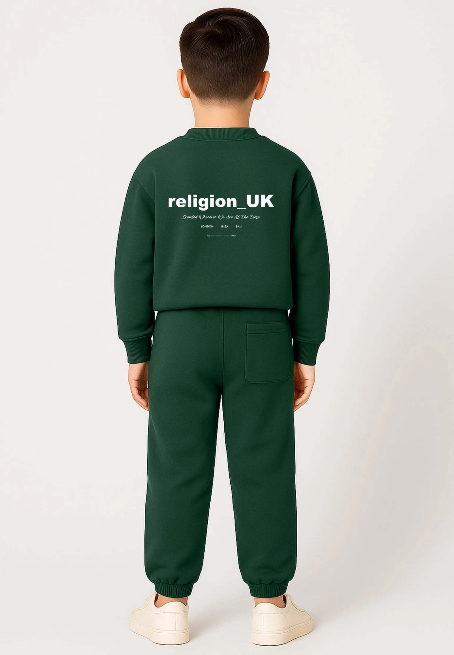 Kids RELIGION BOYS OVERSIZE SWEAT GREEN 3 Kids RELIGION BOYS OVERSIZE SWEAT GREEN - Image 3