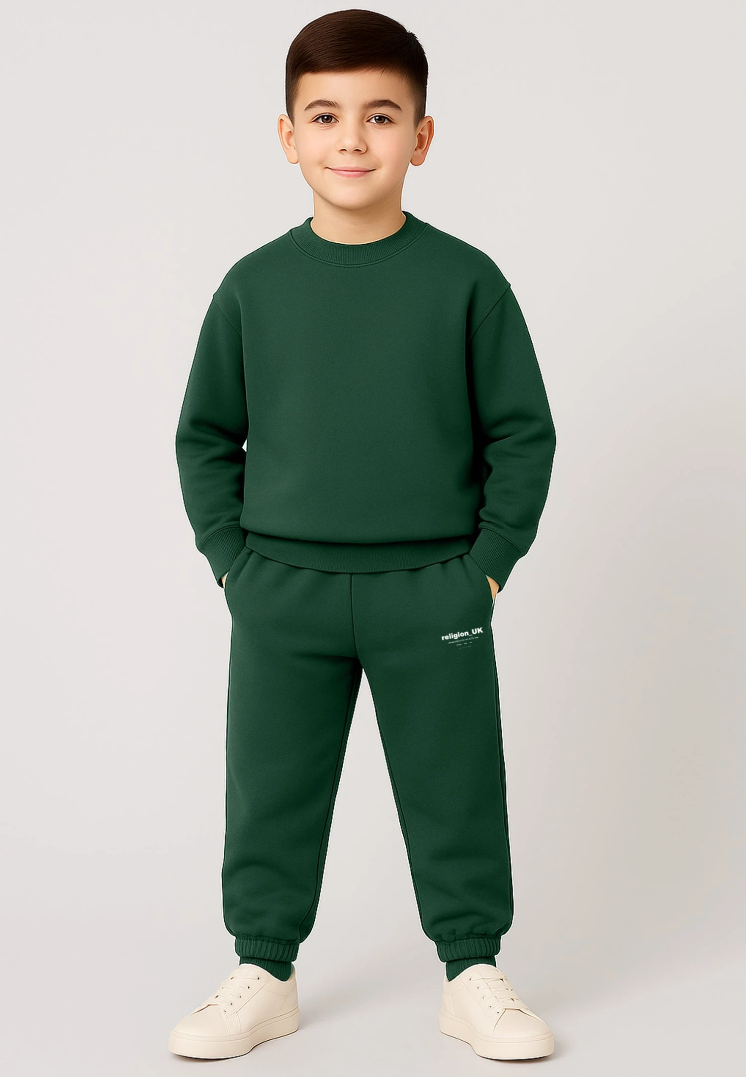 Kids RELIGION BOYS OVERSIZE SWEAT GREEN 2 Kids RELIGION BOYS OVERSIZE SWEAT GREEN - Image 2