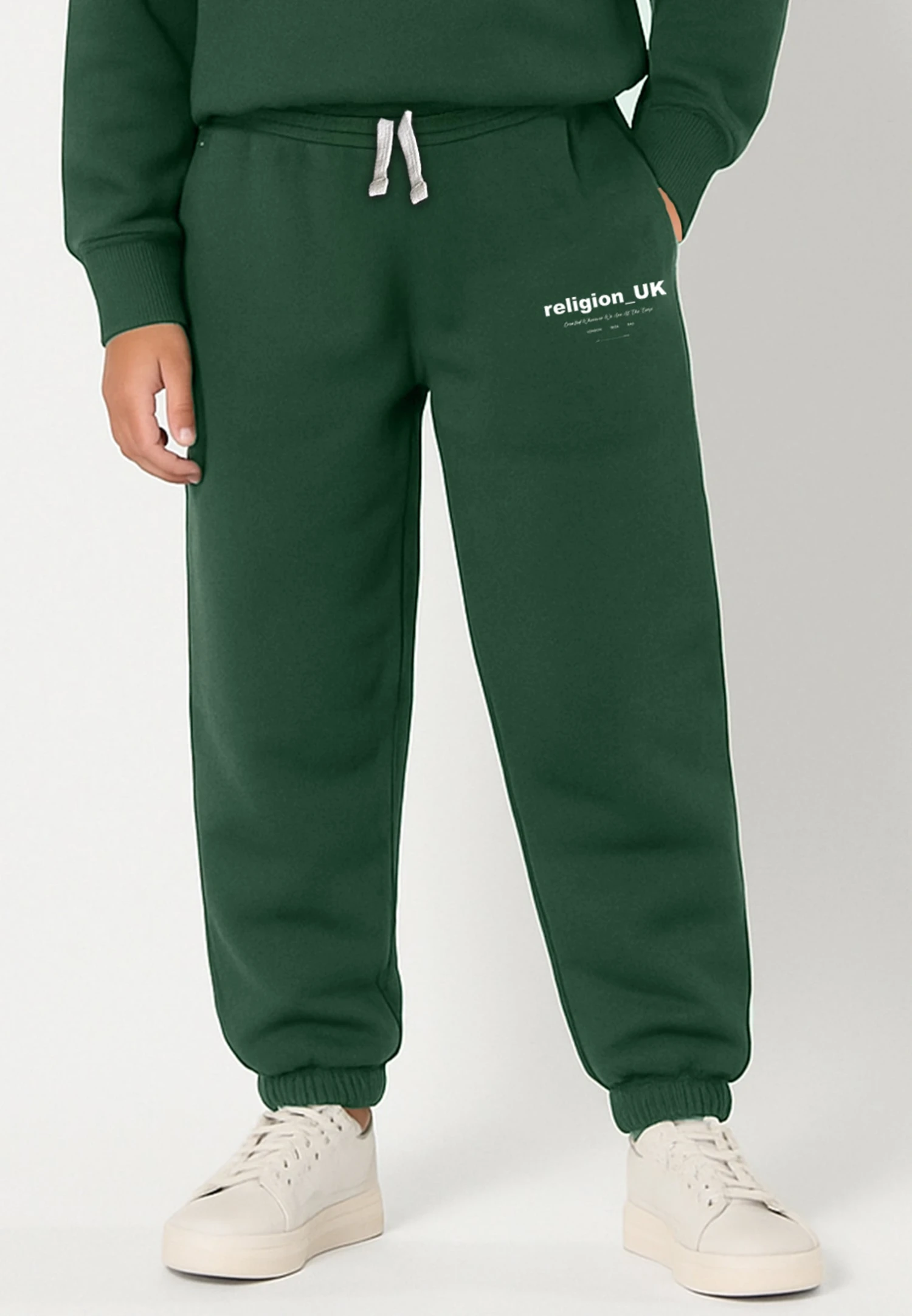 Kids RELIGION GIRLS LOGO SWEATPANTS GREEN 1 Kids RELIGION GIRLS LOGO SWEATPANTS GREEN